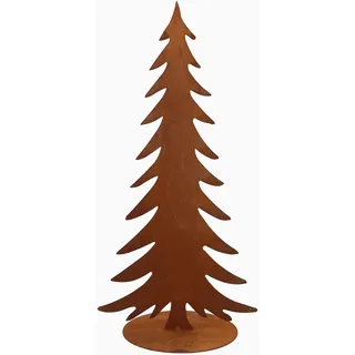 Rostikal Tannenbaum Rost 33 cm, Weihnachtsdeko außen, Gartendeko Metall | Cortenstahl fertig gerostet, Weihnachtsfiguren für drinnen und draußen, handgemacht in Bayern, Landhausstil