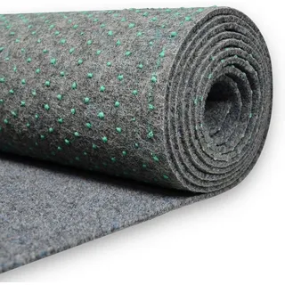 MDEKOR Kunstrasen Rasenteppich outdoor Meterware Höhe 6,5mm, 50x200cm Grau grau 50 cm x 200 cm