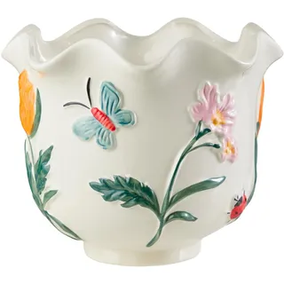 BUTLERS Blumenübertopf WILD Flower in Multicolor Ø Gr.: onesize