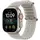 GPS+Cellular 49 mm Titaniumgehäuse Natur Ocean Armband Halbtransparentes Grau M