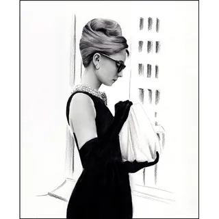4Good Epictures Audrey Hepburn Poster A3 und A4 Breakfast at Tiffany ́s Bild Bilder Set Wohnzimmer Schlafzimmer WBE2-A3