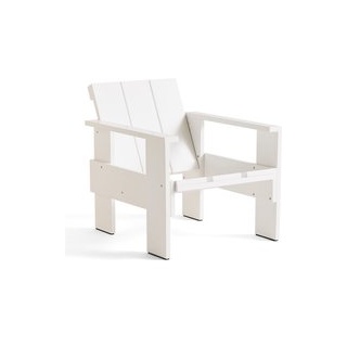 Sessel Lounge Crate white water-based lacquered pinewood