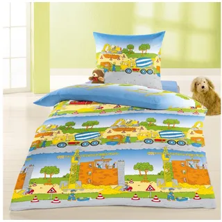 BIERBAUM Kinderbettwäsche JACK by Bierbaum Kinder Biber Bettwäsche 2 tg 135x200cm versch. Motive, Biber, 2 teilig, supersüßes Kinderdesign, 100% Baumwolle, besonders atmungsaktiv