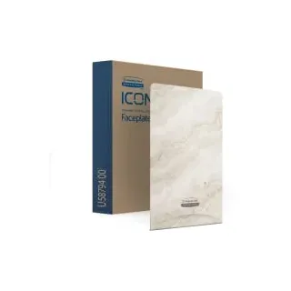 Kimberly-Clark Professional ICON Blende Motiv WARMER MARMOR 58794 , 1 Blende für Hautpflege Spender Seife und Desinfektion
