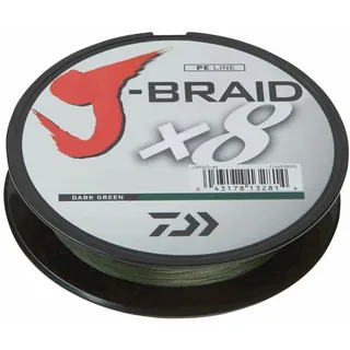 Daiwa J-braid X8 0,24mm 18Kg 300m green 8-Fach geflochtene Schnur