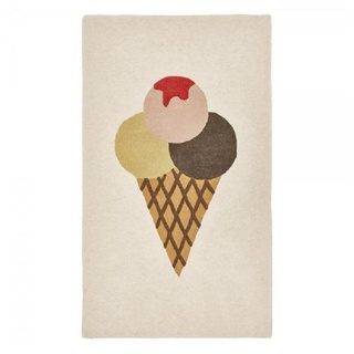 OYOY Spiel, Oyoy Kinder-Teppich Ice Cream (140x80 cm)