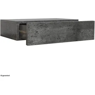 Hti-Living Wandregal 40 x 0 x 0 cm Grau