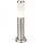 GLOBO Stehlampe RGB LED Edelstahl dimmbar E27 1er Set silber
