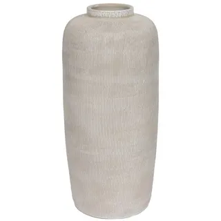 CreaFlor Home Bodenvase Miami, Farbe: Creme, Höhe: 40cm