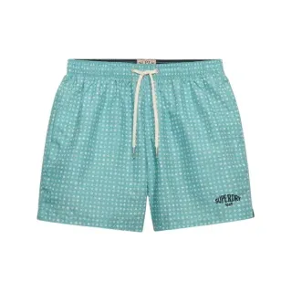 Superdry für Herren. M3010262A Premium Printed 15 grüner Badeanzug (M), Strandbekleidung, Recyceltes Polyester