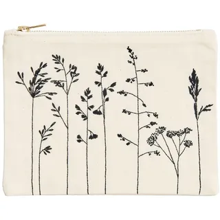 Rico Design Stickpackung Vorgezeichnet, Pouch Blumen und Gräser