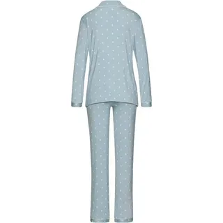 VIVANCE DREAMS BY LASCANA Damen Umstandspyjama hellblau-gemustert Gr.36/38