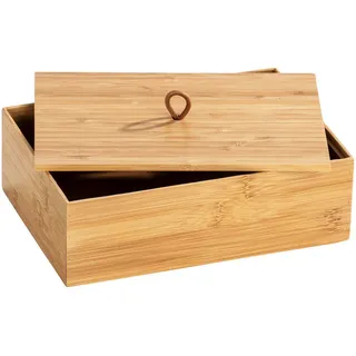 Wenko Bambus Holzkiste Terra L 22 x 7 x 15 cm 1-tlg. braun