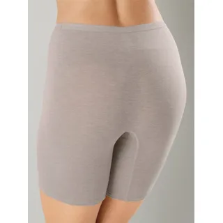 Lange Unterhose SPEIDEL, Damen, Gr. 48, 2 Stk., beige (beige, meliert), 63% Viskose, 30% Polyamid, 7% Elasthan, Unterhosen Lange Unterhose