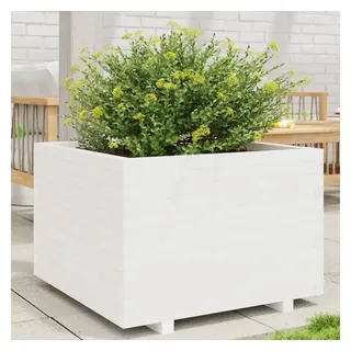 vidaXL Pflanzkübel 70 x 70 x 49,5 cm Weiß