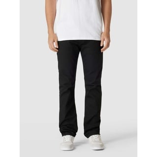 Slim Straight Fit Jeans im 5-Pocket-Design, Black, 33/34