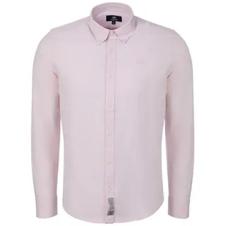 La Martina Langarmhemd MCC006 Herren Klamotte, Dress, Business, Freizeithemd, Anzug rosa L