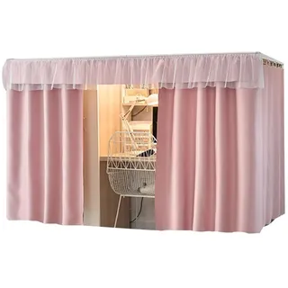 SXTYYH Atmungsaktive Gaze Verdunkelung Bettvorhang Hochbett-Kombination, Vorhang Hochbett, Staubdichtes Etagenbettzelt for Oberes Baldachin Und Unterer Sichtschutzvorhang(Curtain*1,1.5M_D)