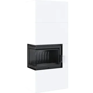 Kratki SIMPLE Box 8 kW Ø 200 links mit Türfeder Weiß