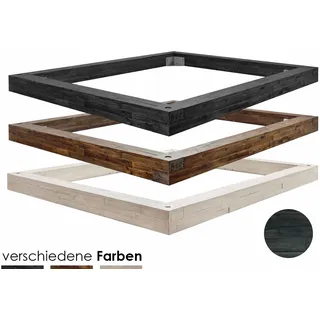 Hasena Factory-Line Bettrahmen Bloc 16 160x200 cm / Akazie Vintage grey, lackiert