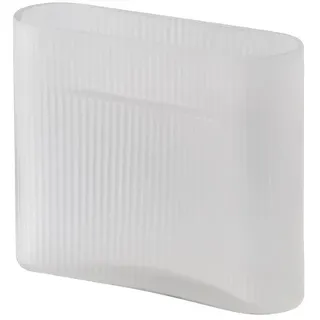 Muuto Ridge Vase, höhe 16,5 cm, weiß