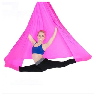 Lubgitsr Yogagurt Inversion Swing Sling Yoga Swing Sling, Hängematte aus der Luft rosa
