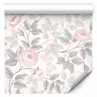 murando - Tapete selbstklebend 10m Wandtattoo dekorative Möbelfolie Dekorfolie Fotofolie Panel Wandaufkleber Wandposter Wandsticker - Blumen Natur b-C-0264-j-a