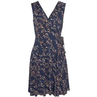 vivance by lascana Strandkleid Blau/Pink 34