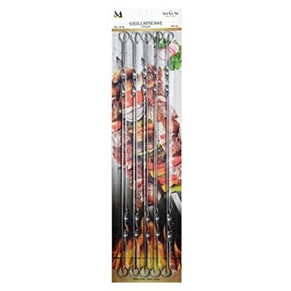 10-er Set Grillspieße 60cm Schaschlikspieße, Шампура, Schampura, Spieß Edelstahl, Extra lang