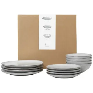 Broste Copenhagen Nordic Sand Geschirr Dinner-Set 12-tlg.