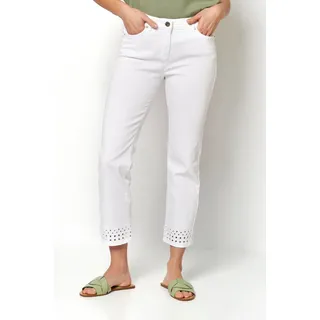 7/8-Jeans TONI "Perfect Shape Fun 7/8" Gr. 36, N-Gr, weiß (white) Damen Jeans Ankle 7/8