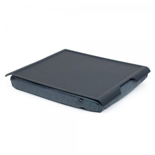 Bosign Laptop Tablett Knietablett Laptray Anti-Slip Schwarz-Grau (L)