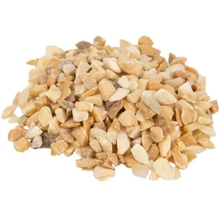NaDeco Natursteine, ca. 5-8 mm, viele Farben erhältlich | Dekosteine | Dekosand | Dekokies | Ziersteine | Kieselsteine | Bastel Steine | Dekogranulat | Streudeko | Füllmaterial, Farbe:Creme | Beige