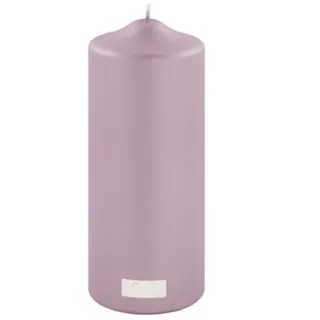 Fink - Kerze, Stumpenkerze - Paraffin - Farbe: metallic Rose - (ØxH) 8 x 20 cm