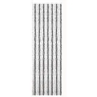 Brunner Acapulco Flauschvorhang 56 x 185 cm Grau/Weiß