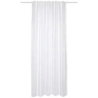 Fertigvorhang Eike, Ecru, Textil, Streifen, 140x245 cm, für Stange und Schiene geeignet, Wohntextilien, Gardinen & Vorhänge, Fertiggardinen, Fertiggardinen