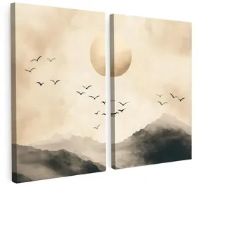 onlywow Leinwandbild, 2er Set | Gr.: 160 x 120 cm