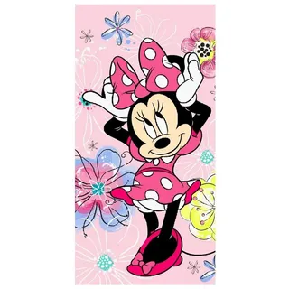 Disney Badetuch 70 x 140 cm rosa