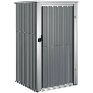 vidaXL Geräteschrank 0,89 x 0,89 m Grau