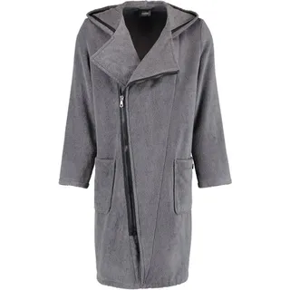 CAWÖ New Zipper Bademantel Grau XL
