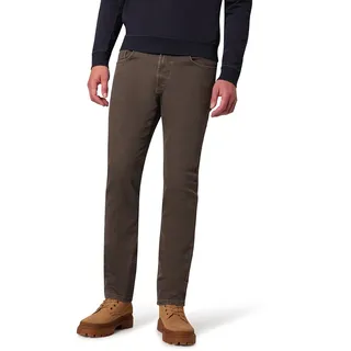5-Pocket-Hose "RANDO", Herren, Gr. 33, Länge 32, braun (schwarz braun raw), Denim/Jeans, Obermaterial: 72% Baumwolle, 26% Polyester, 2% Elasthan, PIONEER AUTHENTIC JEANS, unifarben, casual, regular fit lang, Hosen, im Five-Pocket Style