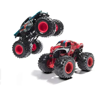 Monster Jam, Marvel Official Venom vs. The Amazing Spider-Man Die-Cast Monster Trucks, 1:64 Scale, Kids Toys for Boys and Girls Ages 3 and up