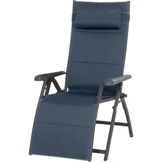 Siena Garden Camping Relaxstuhl XL Premium 69 x 124 x 84 cm blau