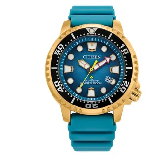 Citizen Herren Analog Quarz Uhr mit PU Armband BN0162-02X, Gold, Modern