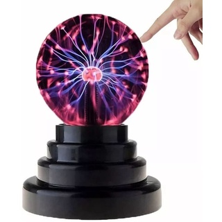 3 Zoll Magische Plasmakugel, Elektrostatische Kugel Mini Leucht Tragbare Ball Berührungsempfindliche Plasmalampe Magische Leucht Ball für Partydekorationen, Magische Requisiten, Heimbeleuchtung