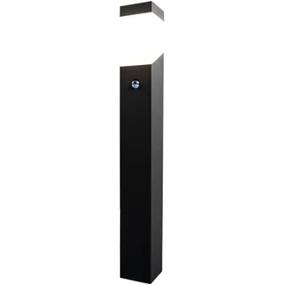 Heitronic Wegeleuchte Aluminium 80 cm E27 mit Bewegungsmelder grau