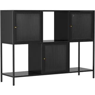 Oviala 120 x 90 x 35 cm Schwarz