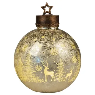 Formano Deko-Kugel Frosty 35 cm Gold