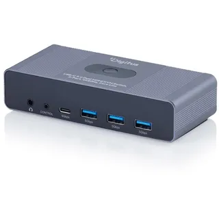 Digitus 2 Port KVM-Matrix-Switch HDMI Fernbedienung 3840 x 2160 Pixel