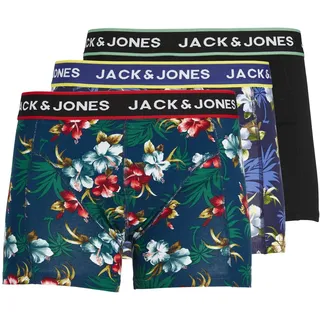 JACK & JONES JACFLOWER TRUNKS Mehrfarbig XXL 3er Pack
